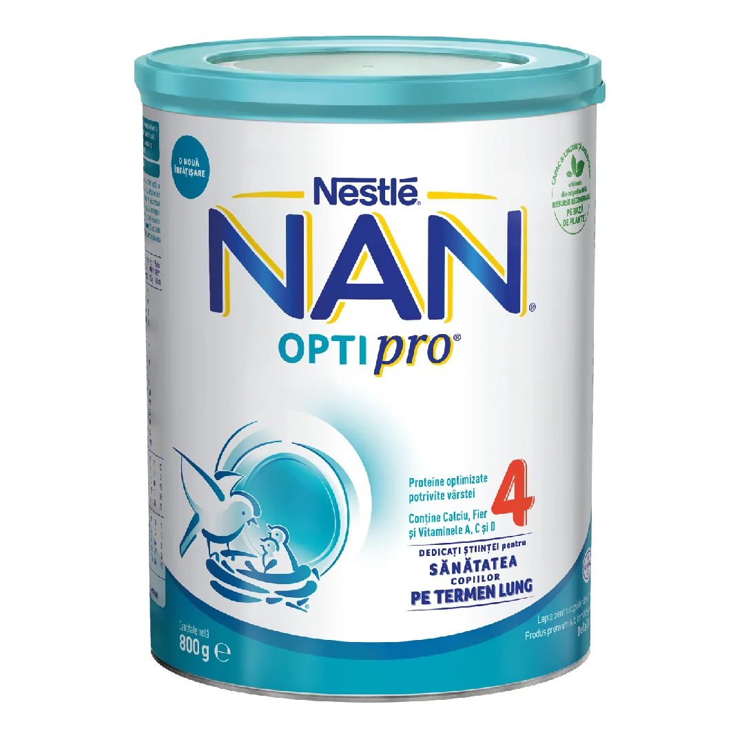 Formula De Lapte Nan 4 Optipro, +2 Ani, 800 G, Nestle