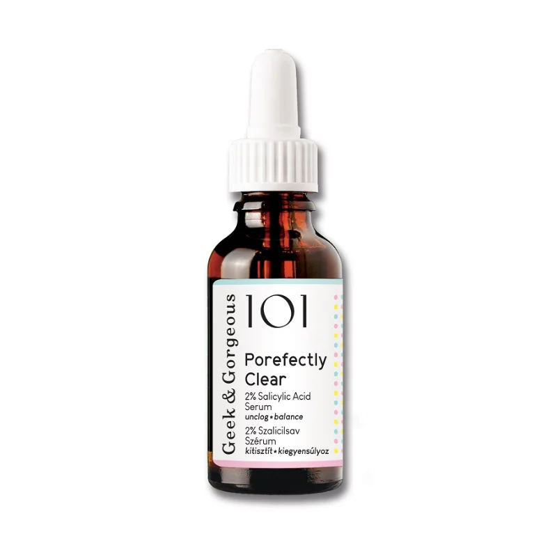 Ser Facial Cu Acid Salicilic 2% Porefectly Clear, 30 Ml, Geek & Gorgeous