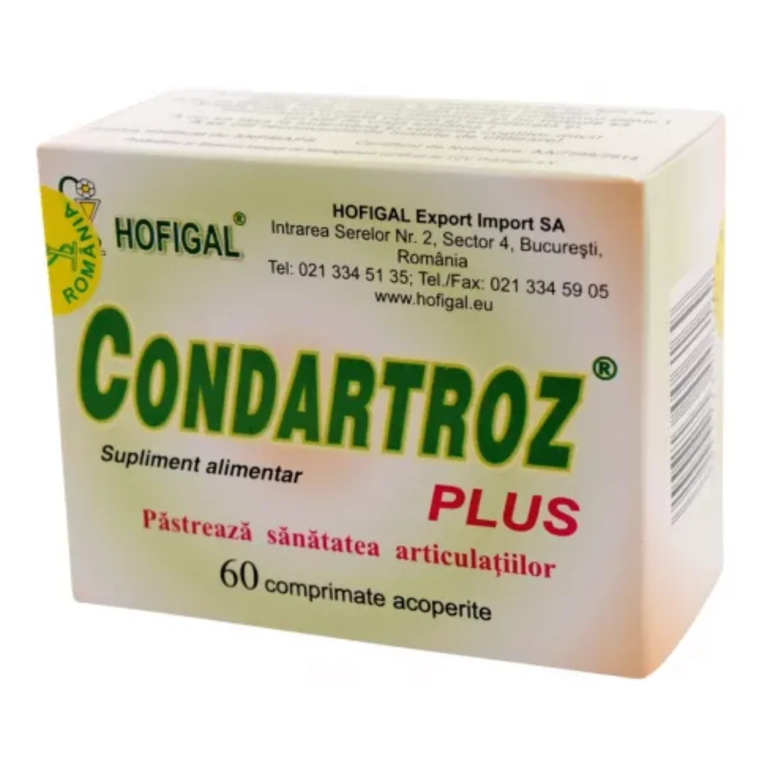 Condartroz Plus, 60 Comprimiate, Hofigal