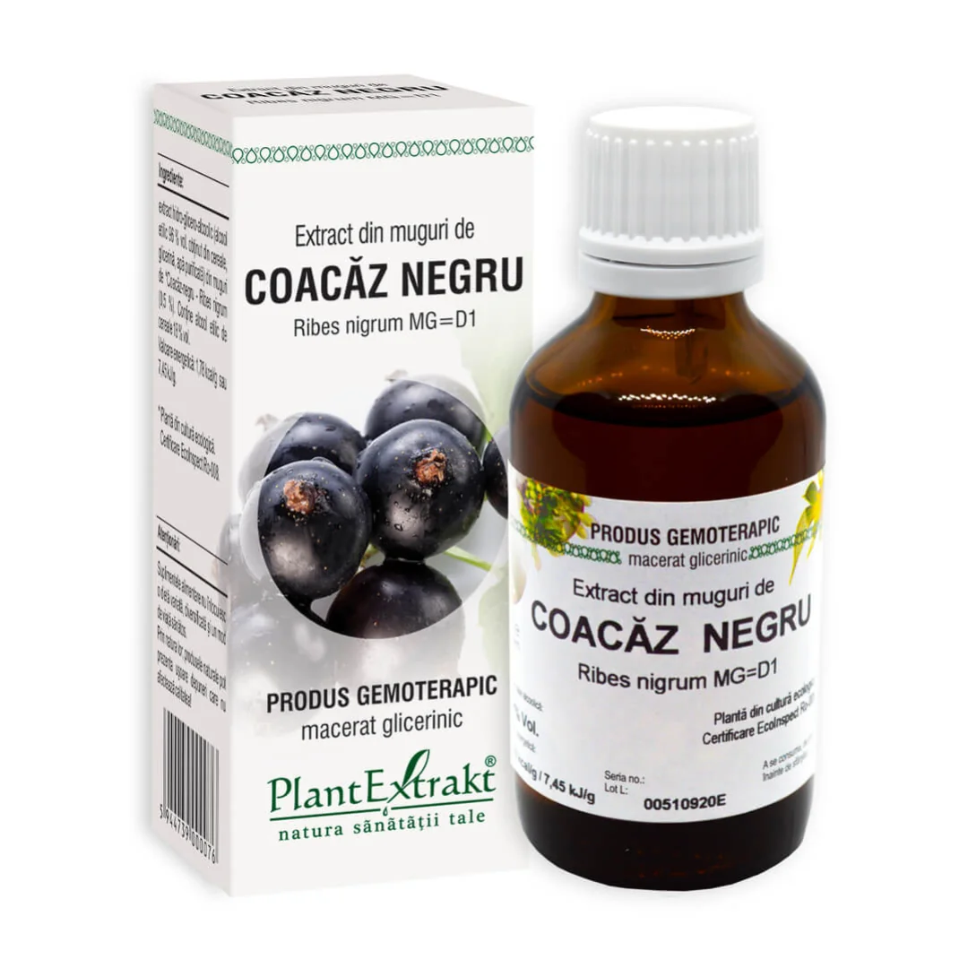 Extract Din Muguri De Coacaz Negru, 50 Ml, Plant Extrakt