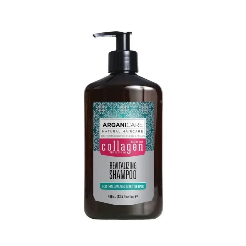 Arganicare Sampon Revitalizant Cu Colagen, 400 Ml