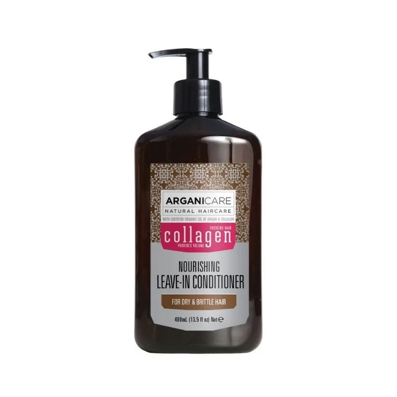 Arganicare Balsam Fără Clătire Cu Colagen, 400 Ml