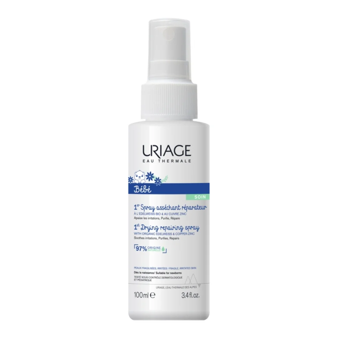 Spray Anti-Iritații Cu Zinc 1er Bebe, 100 Ml, Uriage