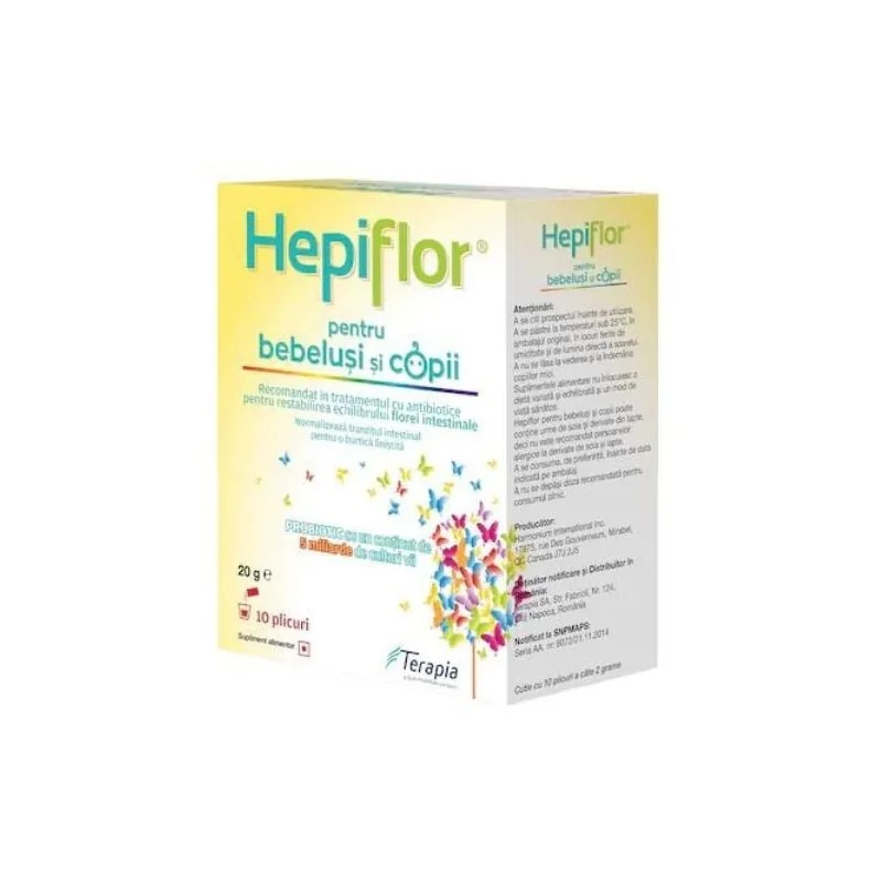 Hepiflor Pentru Copii Și Bebelusi, 10 Plicuri