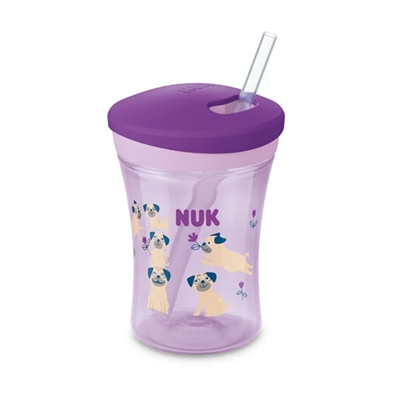 NUK Cana Evolution Action Cu Pai De Baut, Mov, 12 Luni+, 230 Ml