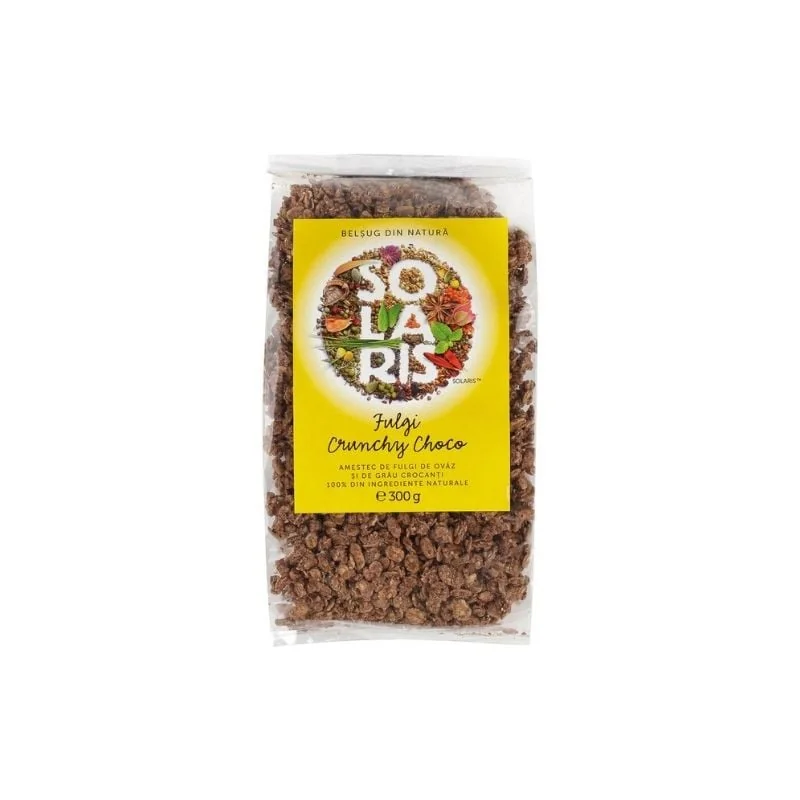 Fulgi Crunchy Choco 300 G, Solaris