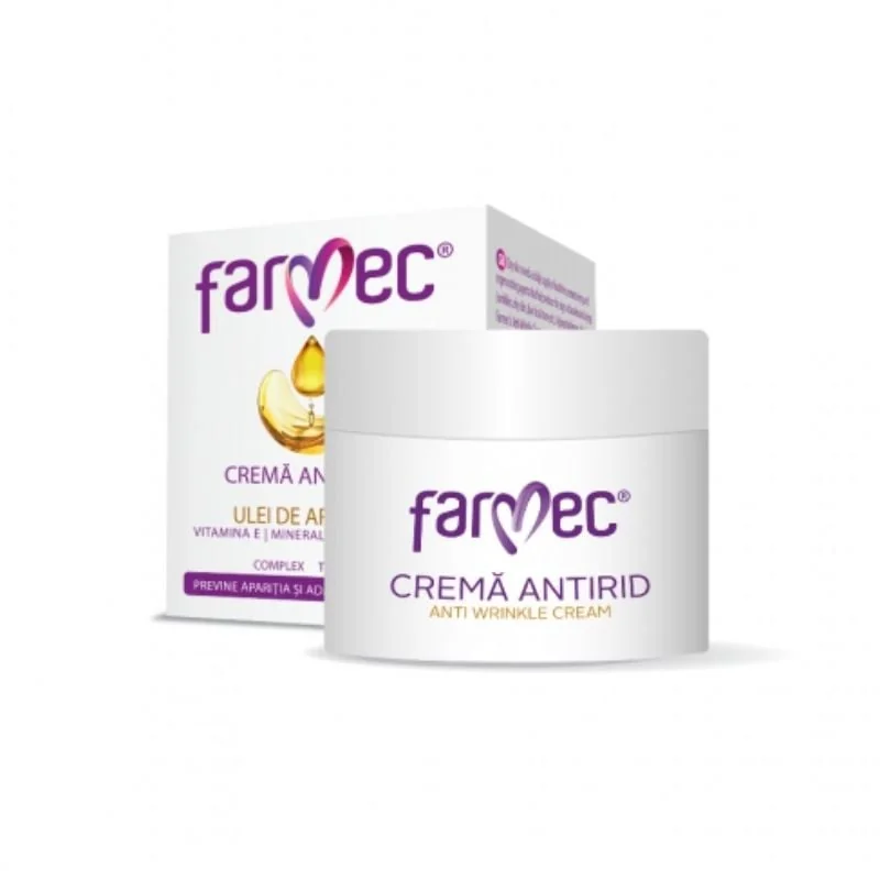 Farmec Crema Antirid Cu Ulei De Argan, 50Ml