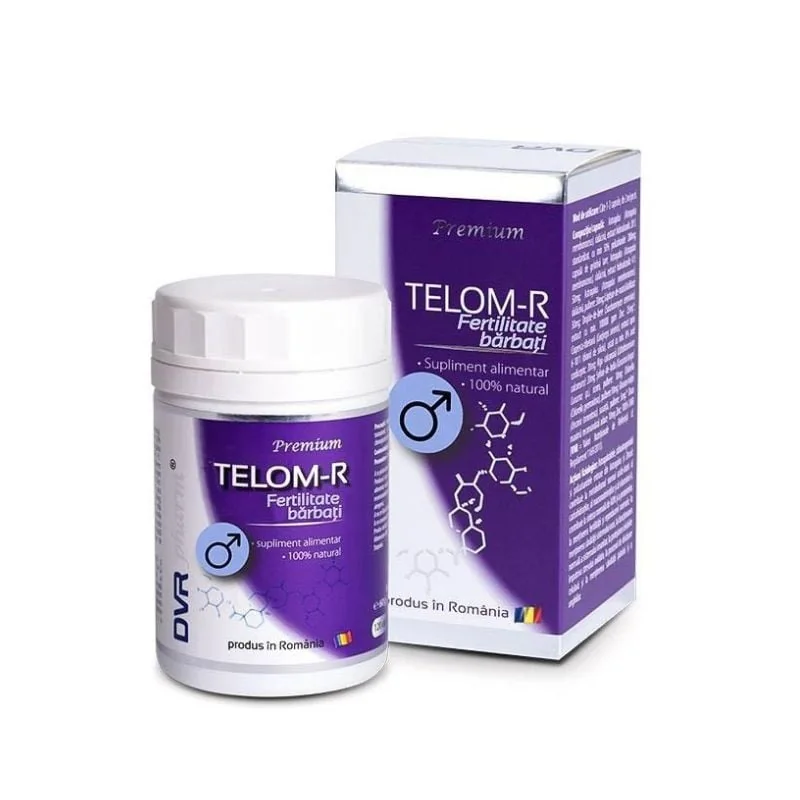 Dvr Pharm Telom-R Fertilitate Barbati, 120 Capsule