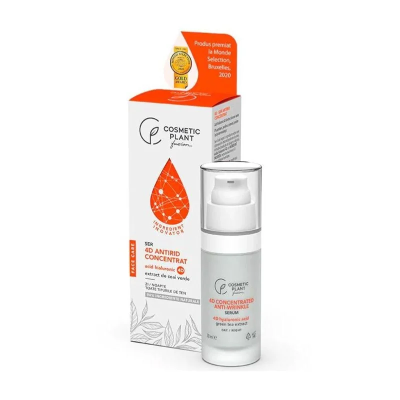 Ser Antirid Concentrat 4D, 30 Ml, Cosmetic Plant