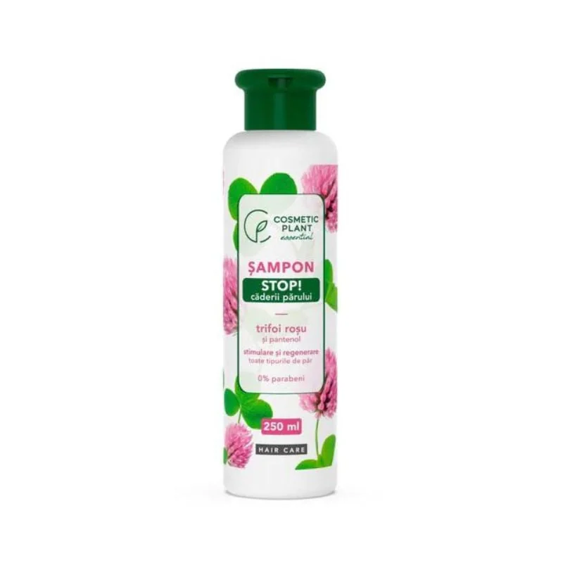 Cosmetic Plant Sampon Stop! Caderii Parului Cu Trifoi Rosu Și Pantenol, 250 Ml