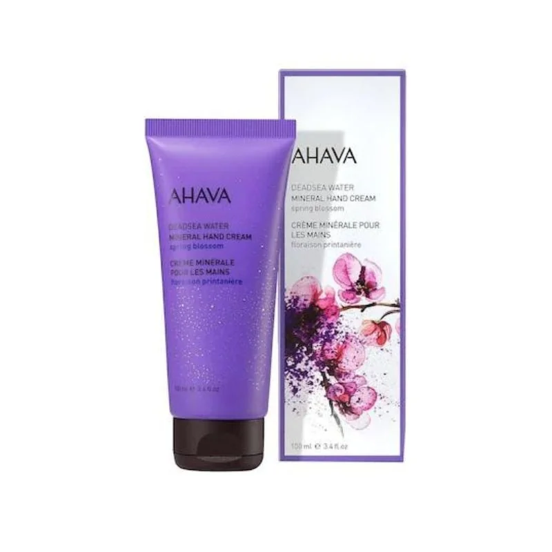 Crema De Mâini Pe Baza De Minerale Spring Blossom Deadsea Water, 100 Ml, Ahava