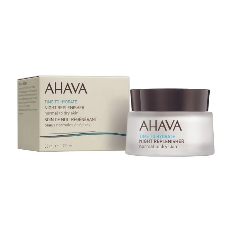 Crema Hidratanta De Noapte Pentru Ten Normal Sau Uscat, Time To Hydrate, 50 Ml, Ahava