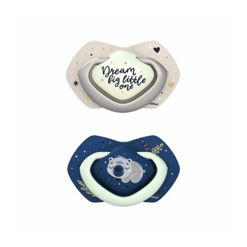 Canpol Babies Suzeta Simetrica De Silicon Sleepy Koala Blue Fosforescenta 22/660, 18+ Luni, 2 Bucati