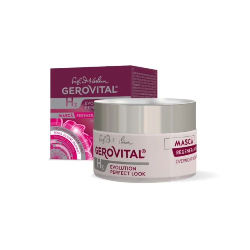 Masca Regenerantă De Noapte Gh3 Evolution Perfect Look, 50 Ml, Gerovital