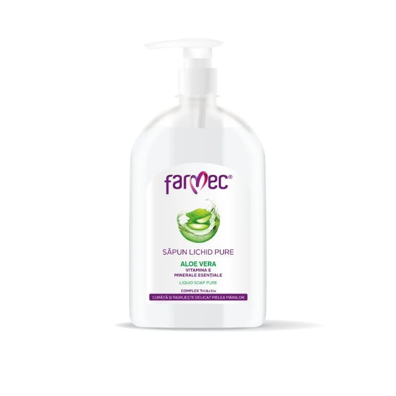 Sapun Lichid Pure Aloe Vera, 500 Ml, Farmec