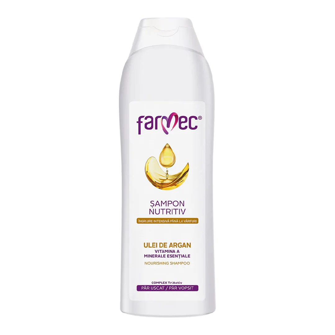 Sampon Nutritiv Cu Ulei De Argan, 400 Ml, Farmec