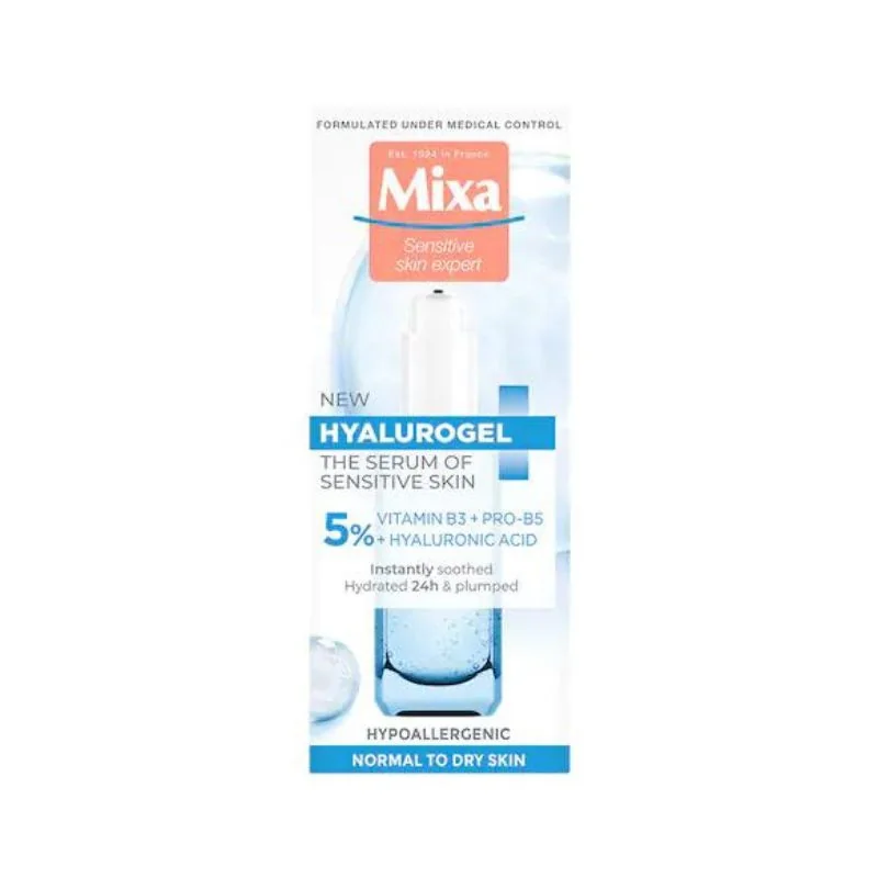 Serum Imbogatit Cu Acid Hialuronic, Serum Hyalurogel, 30ml, Mixa