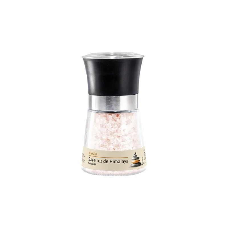 Alevia Rasnita Cu Sare Roz De Himalaya Cristale Neiodata, 200g