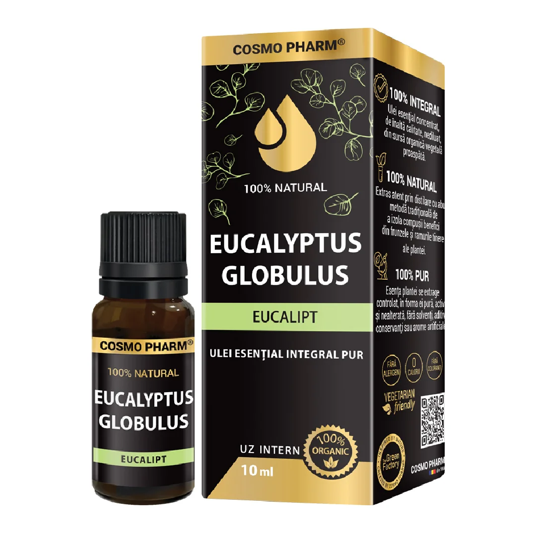 Ulei Esențial De Eucalipt, 10 Ml, Cosmo Pharm