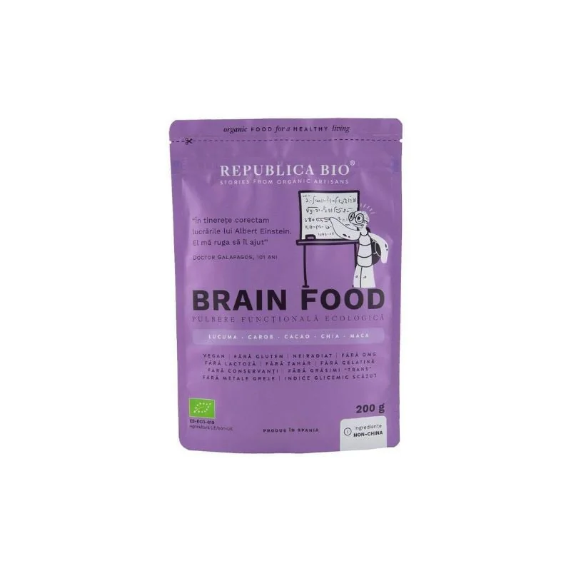 Republica Bio Brain Food, Pulbere Funcțională Ecologică, 200g