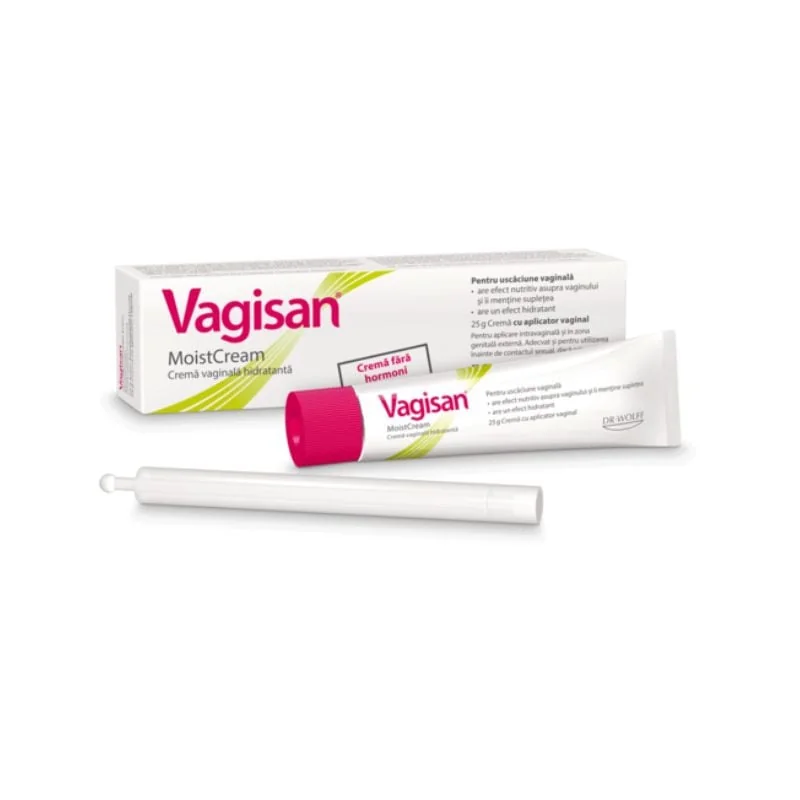 Vagisan Moist Cream Crema Vaginală Hidratantă, 25 G