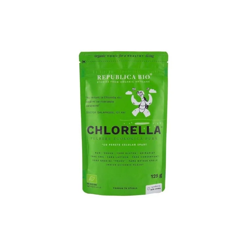 Republica Bio Chlorella, Pulbere Ecologica Pura, 125G