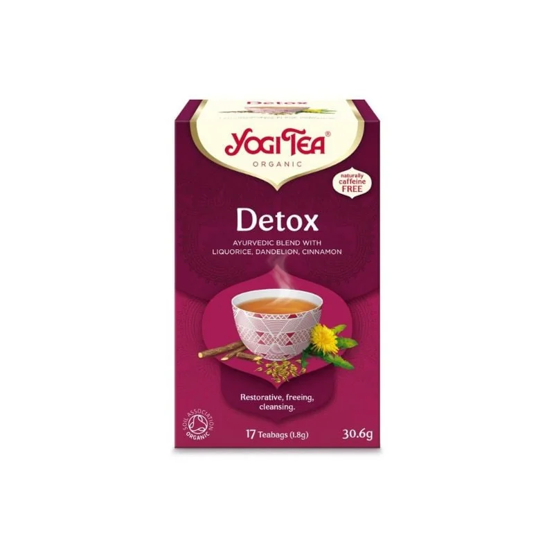 Yogi Tea Ceai Bio Detox, 17 Plicuri