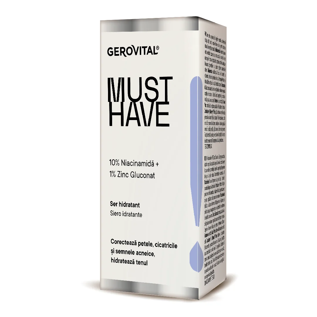 Ser Hidratant 10% Niacinamida Must Have, 30 Ml, Gerovital