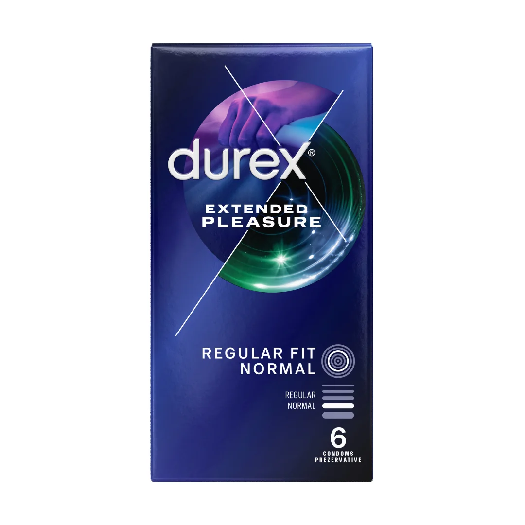 Prezervative Extend Pleasure, 6 Bucăți, Durex