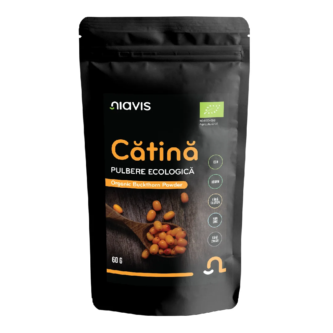 Cătină Pulbere Ecologică Bio, 60G, NIAVIS