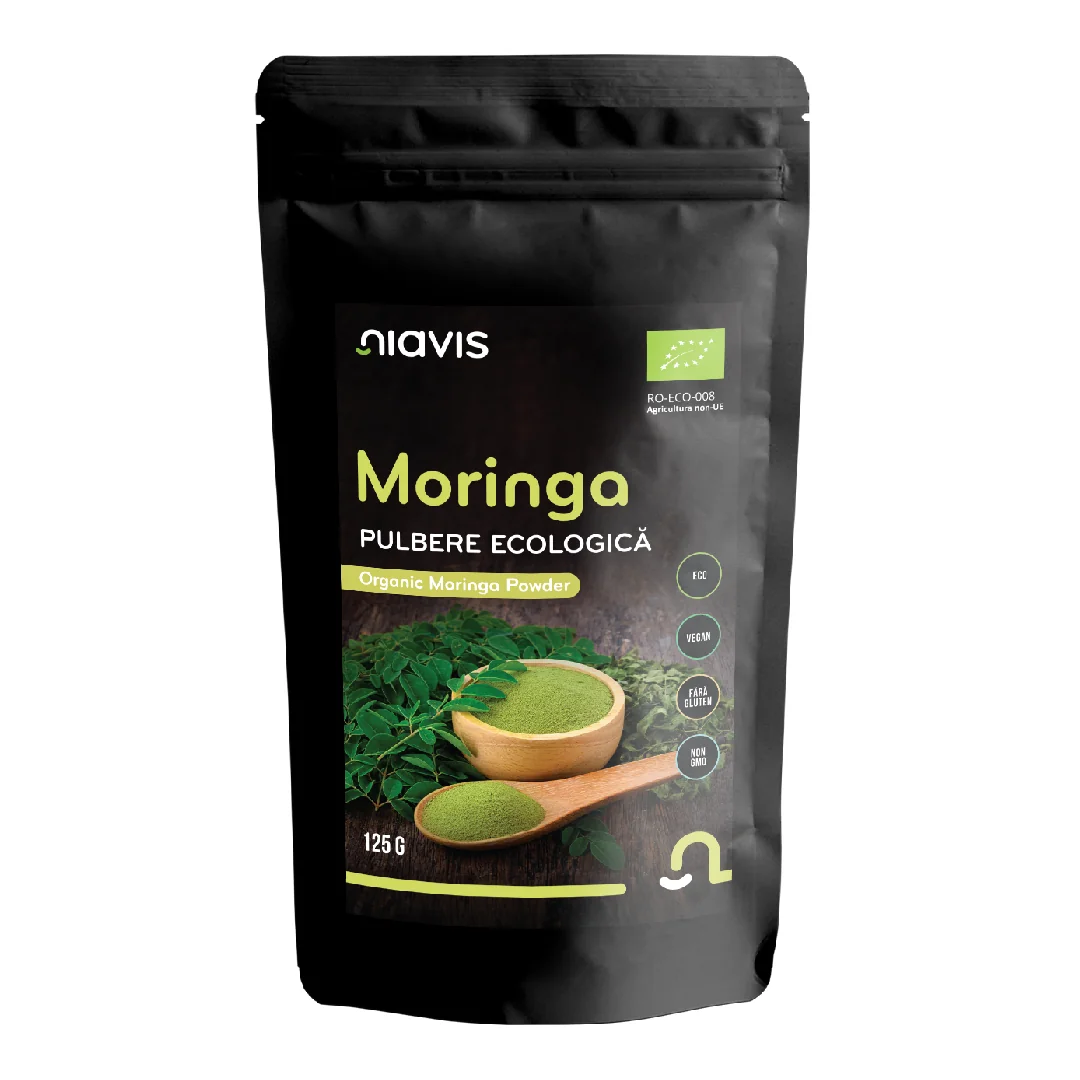 Moringa Pulbere Ecologică BIO, 125g, NIAVIS