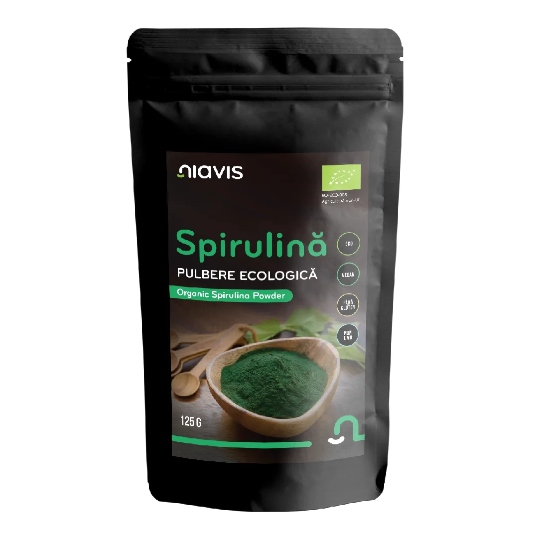 Spirulina Pulbere Ecologica Bio, 125g, Niavis