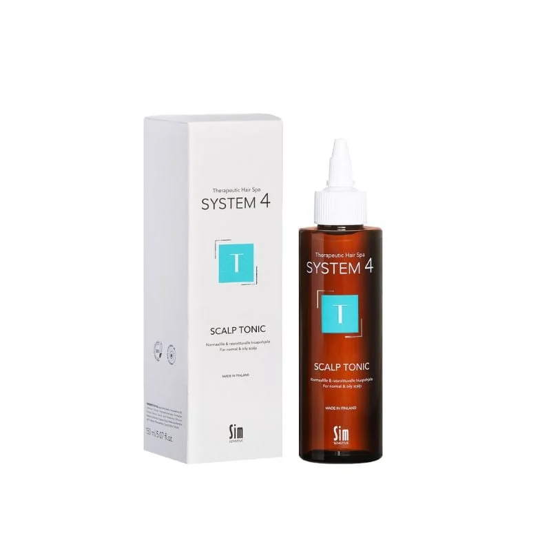 Scalp Tonic Anticadere Pentru Scalp Și Par Gras, Antimătreață System 4, 150ml, Sim Sensitive