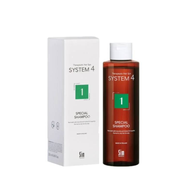Sampon Special 1 Pentru Scalp Si Par Gras Cu Matreata System 4, 250 Ml, Sim Sensitive