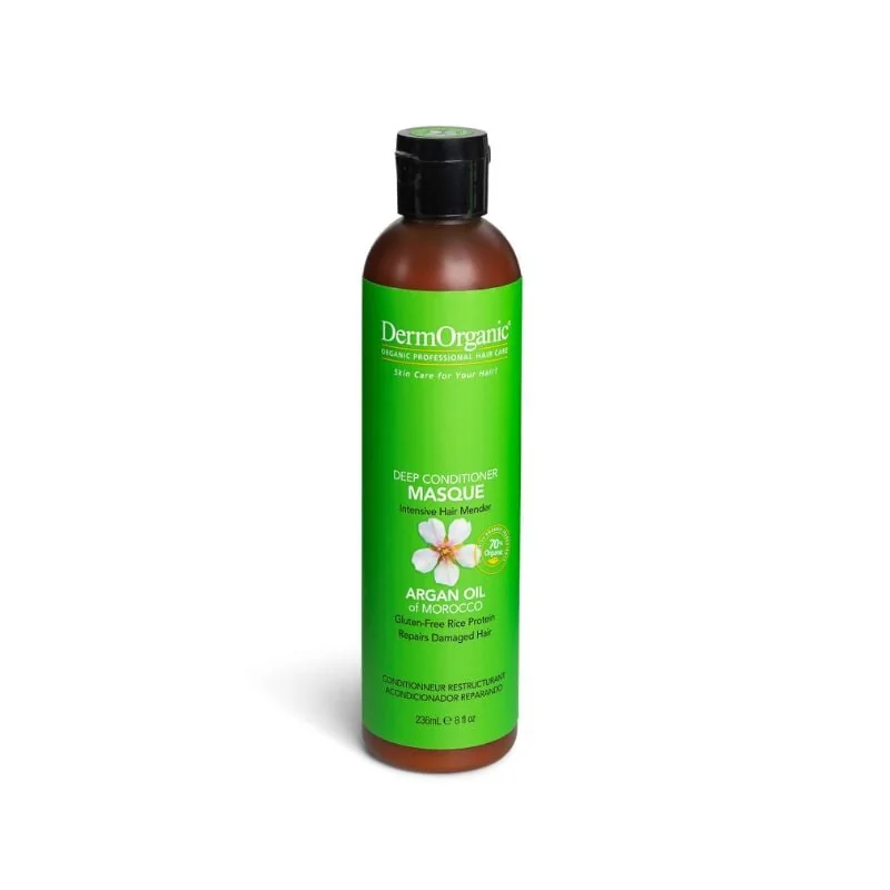 Masca Reparatoare Pentru Par Cu Ulei De Argan, 236 Ml, DermOrganic