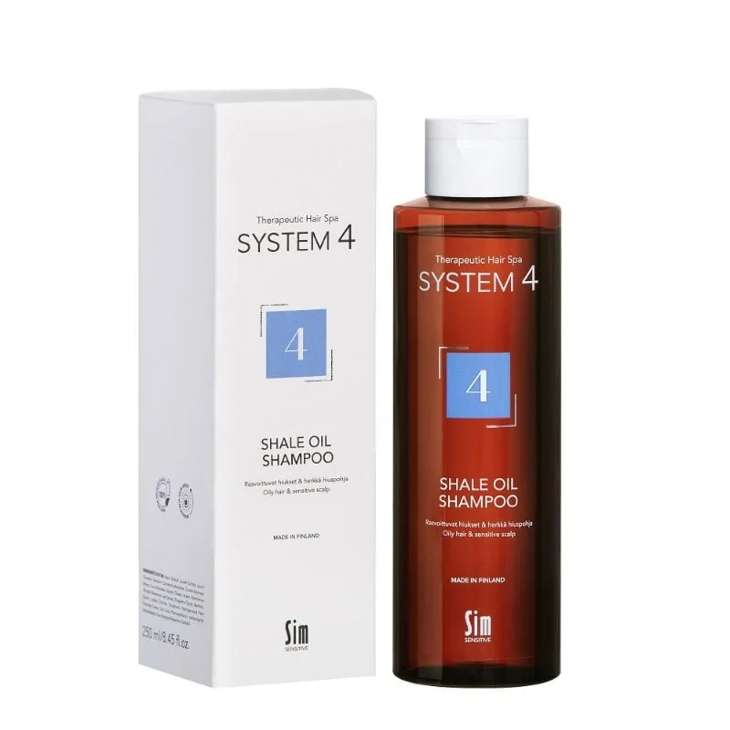 Sampon 4 Tratament Pentru Scalp Gras Seboreic, Sensibil Și Iritat, Mătreață Grasă, 250 Ml, System 4 Therapeutical Hair Spa
