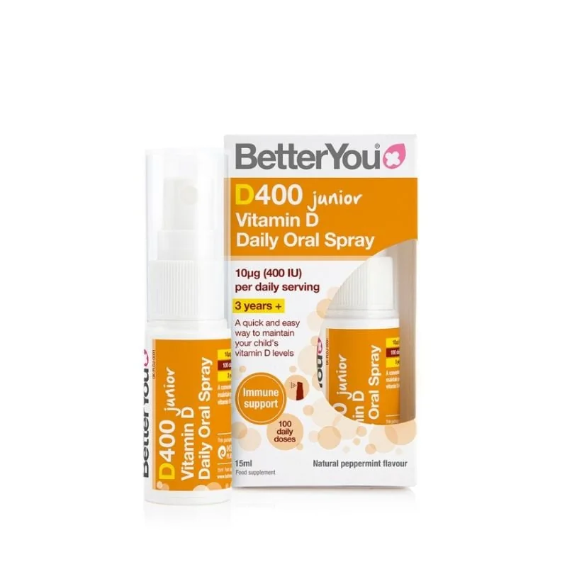 Spray Oral Cu Vitamina D Junior, 400UI, 15 Ml, BetterYou