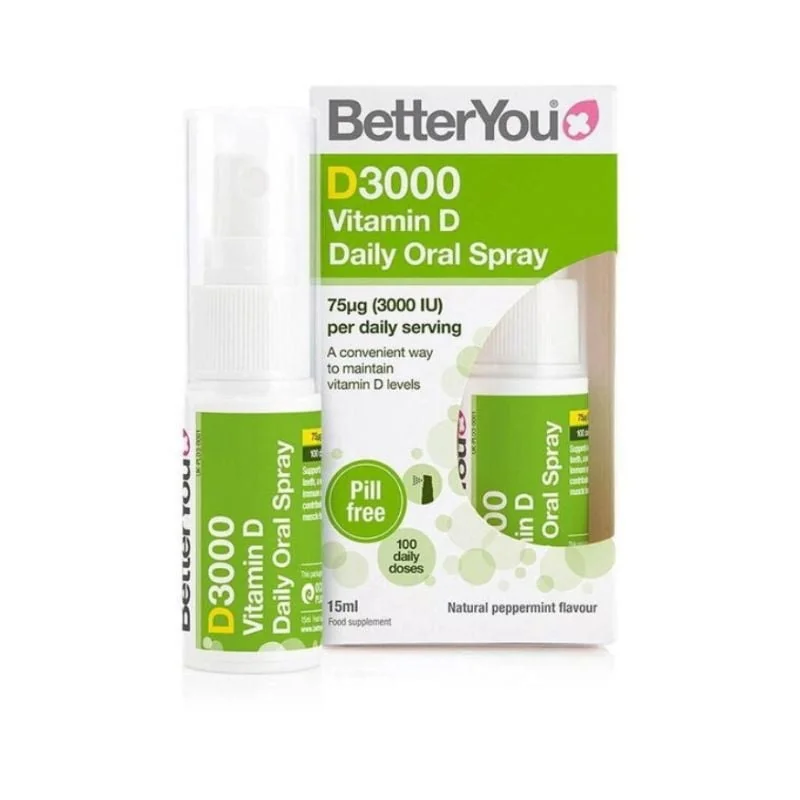 Spray Oral Cu Vitamina D, 3000UI, 15Ml, BetterYou
