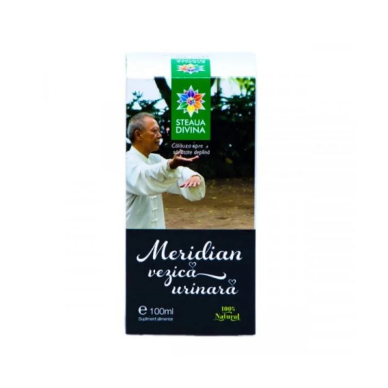 Tinctura Meridian Energetic Vezica Urinara, 100ml, Steaua Divina
