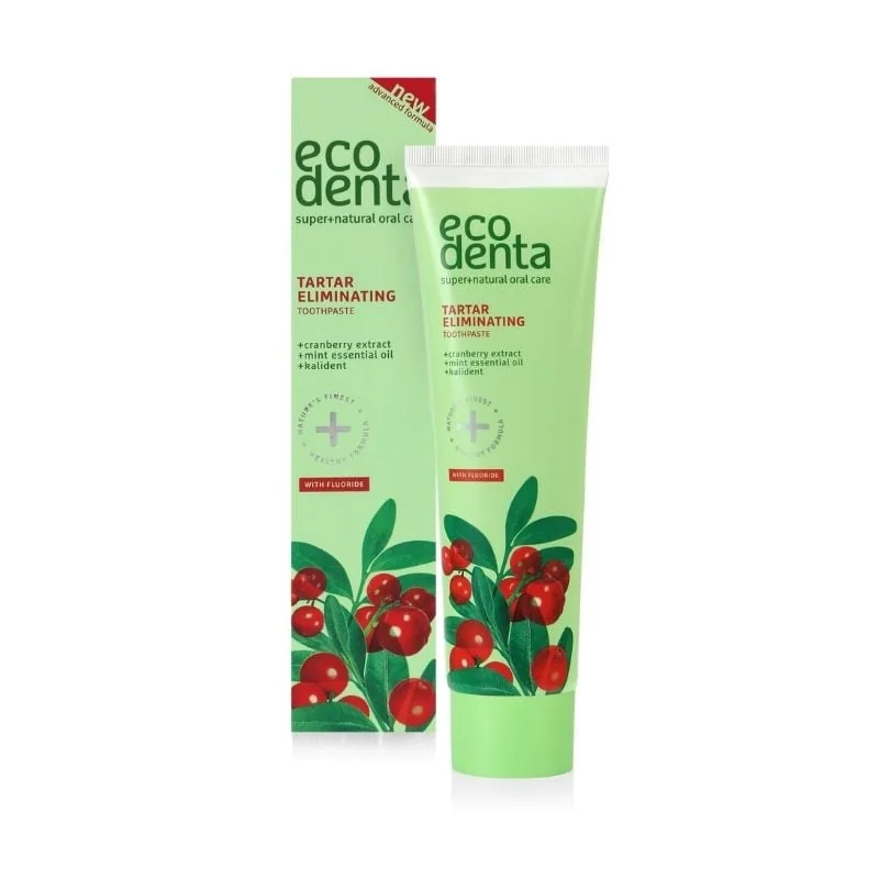 Ecodenta Pasta De Dinti 2 In 1, Anti-Tartru, Cu Efect Racoritor, 100 Ml