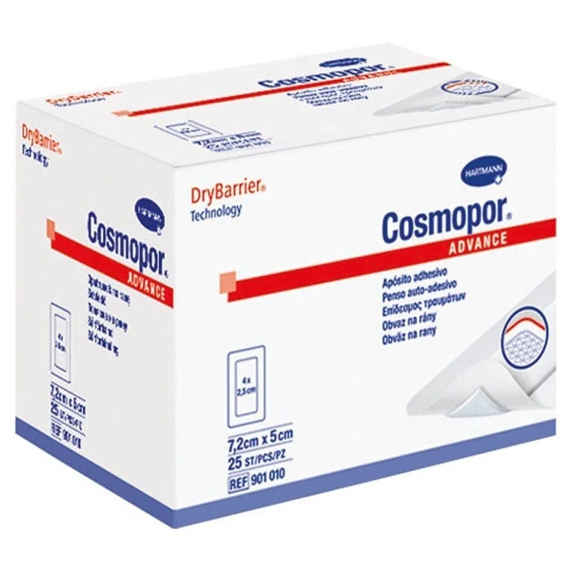 Hartmann Cosmopor Advance Plasturi Sterili 7,2 x 5 Cm x 25 BUC