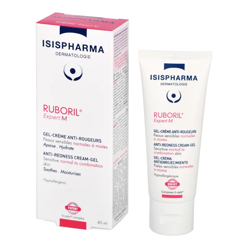 Crema Antiroseată Ruboril Expert M, 40 Ml, Isispharma