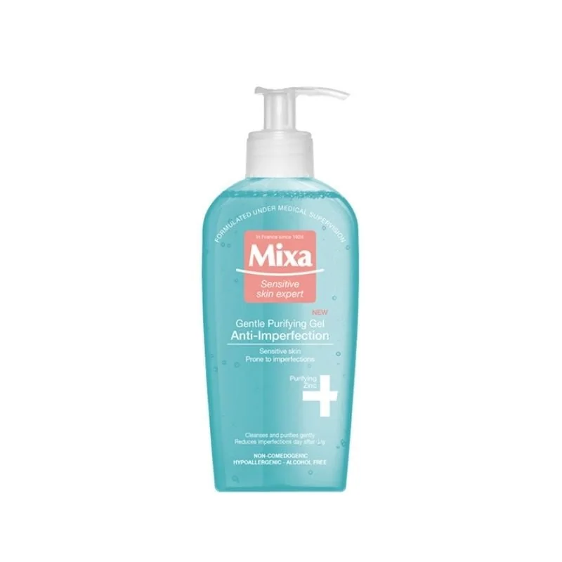 Mixa Gel De Curatare Anti-Imperfecțiuni, Ten Sensibil, 200ml