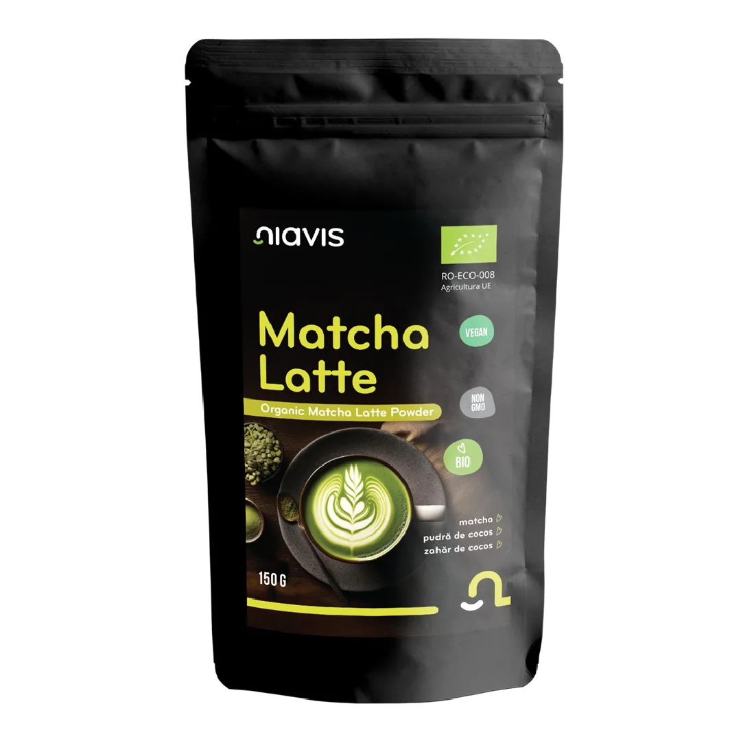 Matcha Latte Pulbere Ecologica Bio, 150g, Niavis