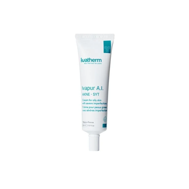 Crema Pentru Piele Grasa Cu Imperfectiuni Severe Ivapur A.I Akne-Syt, 30 Ml, Ivatherm