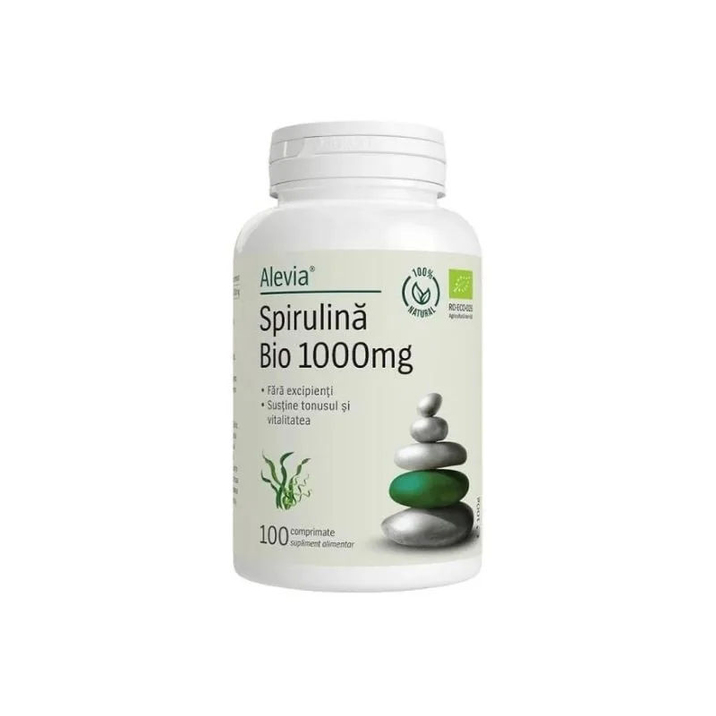 Spirulina Bio 1000 Mg 100 Comprimate Alevia