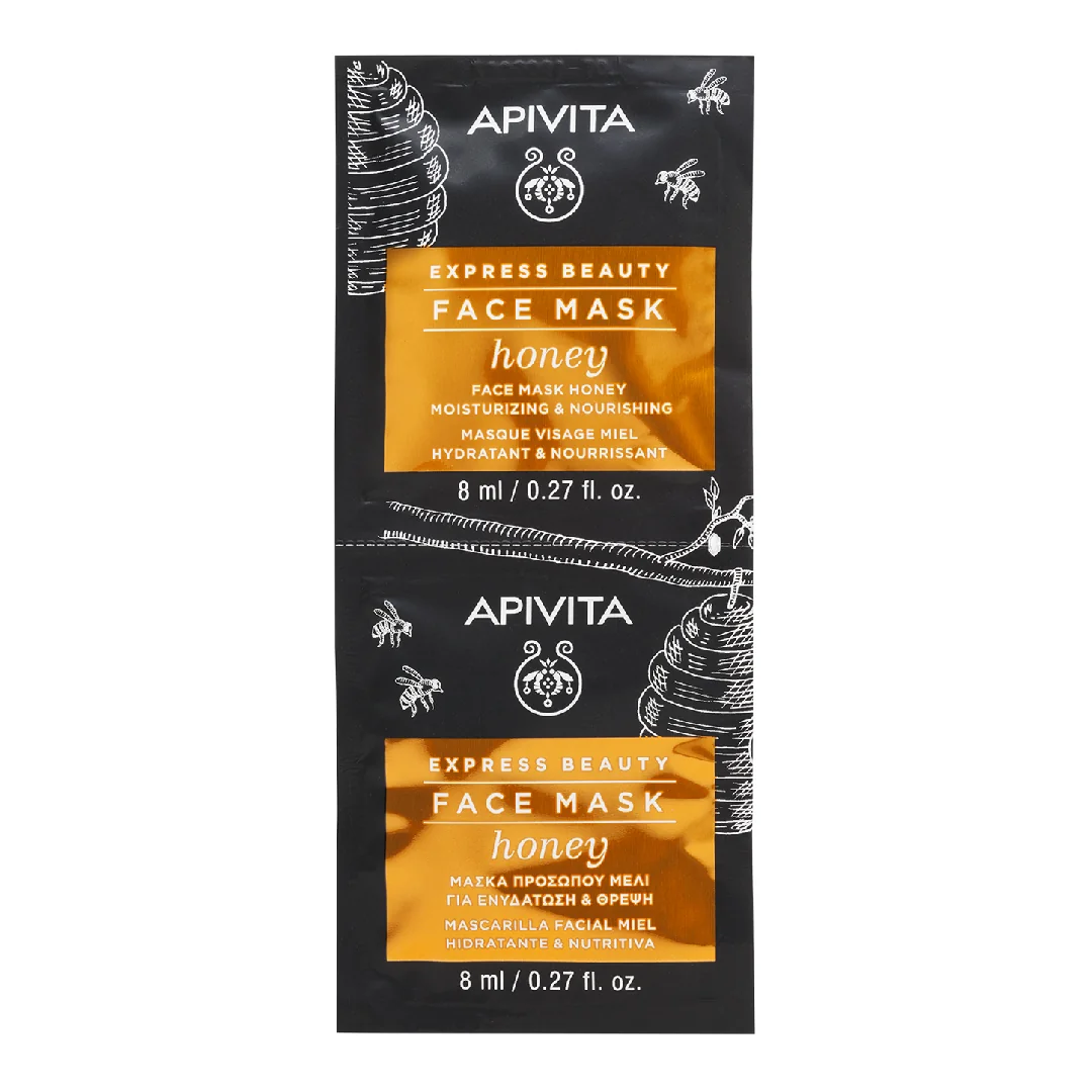 Masca De Fata Hranitoare Cu Miere, 2*8 Ml, Apivita