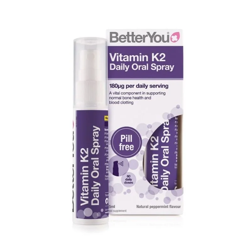 Spray Oral Cu Vitamina K2, 25 Ml, Betteryou