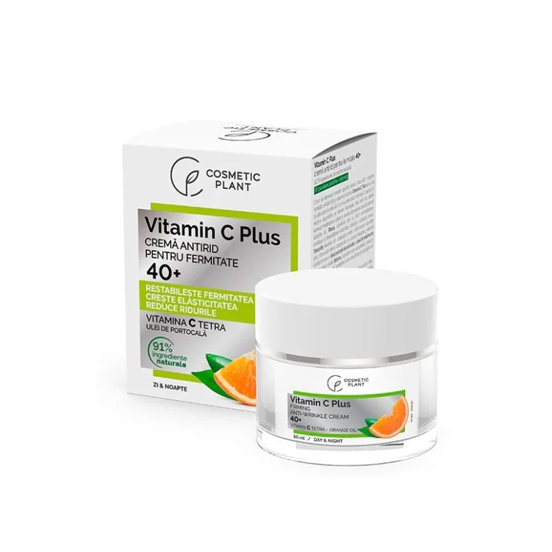 Cosmetic Plant Crema Antirid Pentru Fermitate 40+ Vitamin C Plus, 50Ml