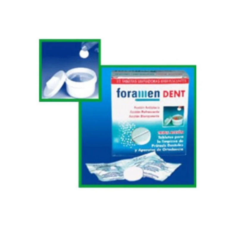 Tablete Pentru Proteze Dentare, 32 Bucati, Foramen